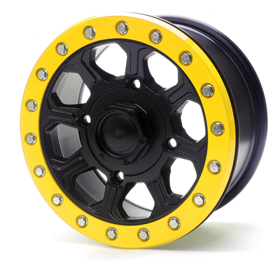 ALLOY ATV UTV wheel for X3 4x156 4x136 wholesale high quality black with beadlock ring