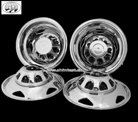 17 Inch 304 Stainless Steel Truck Wheel Simulator Cover For GMC Chevy 3500 Dual Stainless Steel